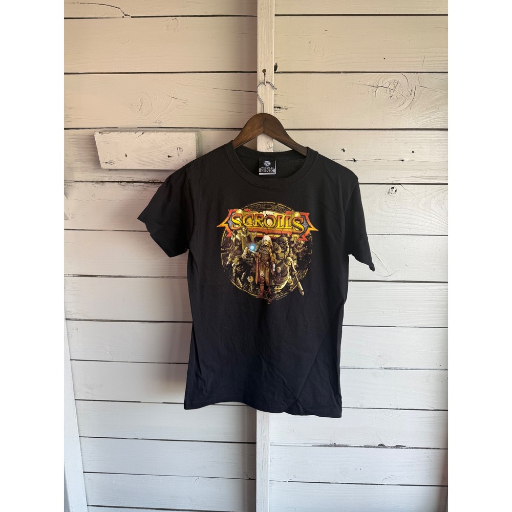 Jinx Scrolls Mojang Video Game T-Shirt Mens Small Black World Tour 2011 Graphic